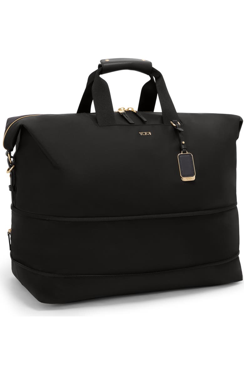 TUMI Rhys Expandable Duffel, Alternate, color, Black/ Gold