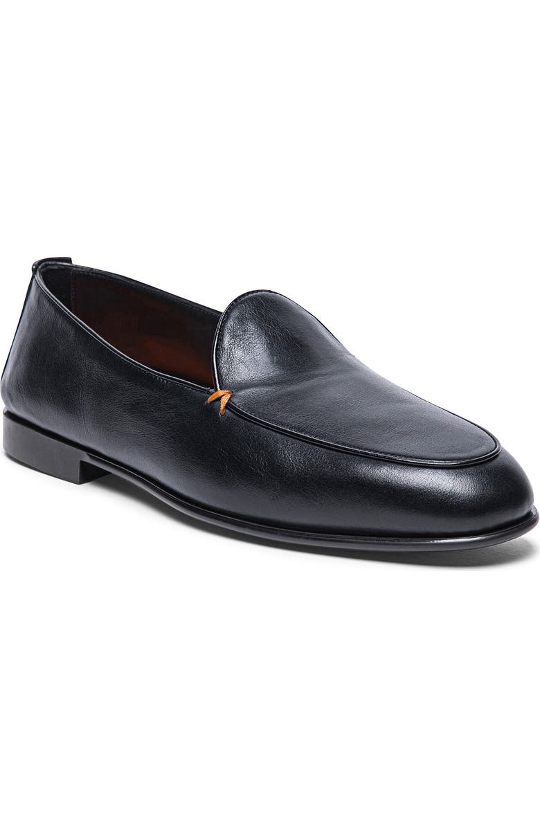 Santoni Vibe Apron Toe Loafer, Main, color,