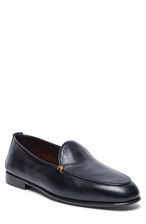 12万円　サントーニ　最高グレードライン　洒落感最高ブラインドブローグ　8.5 Santoni Bugloss Loafer Black