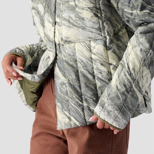 Backcountry Oakbury Print Synthetic Quilted Shirt Jacket
