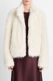 Vince Shaggy Faux Fur Jacket