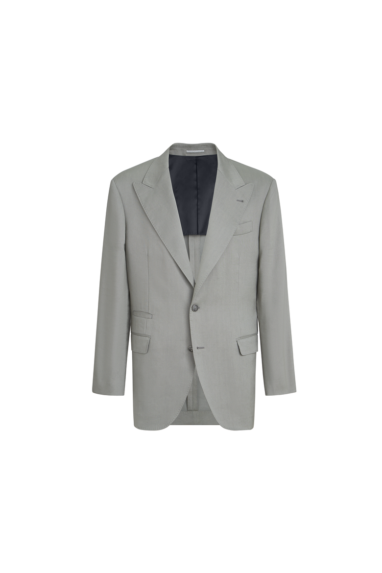 Gabardine blazer, Alternate, color, Khaki