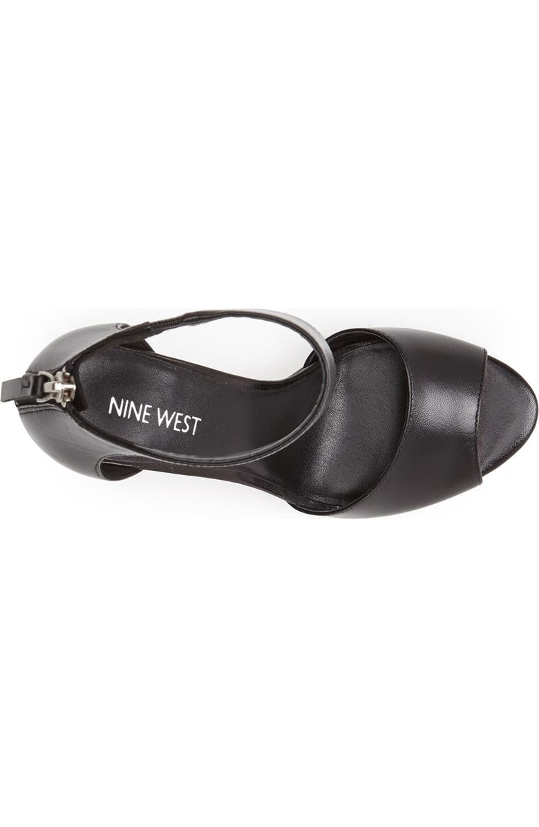 Nine West 'Superstardom' Ankle Strap Sandal, Alternate, color,