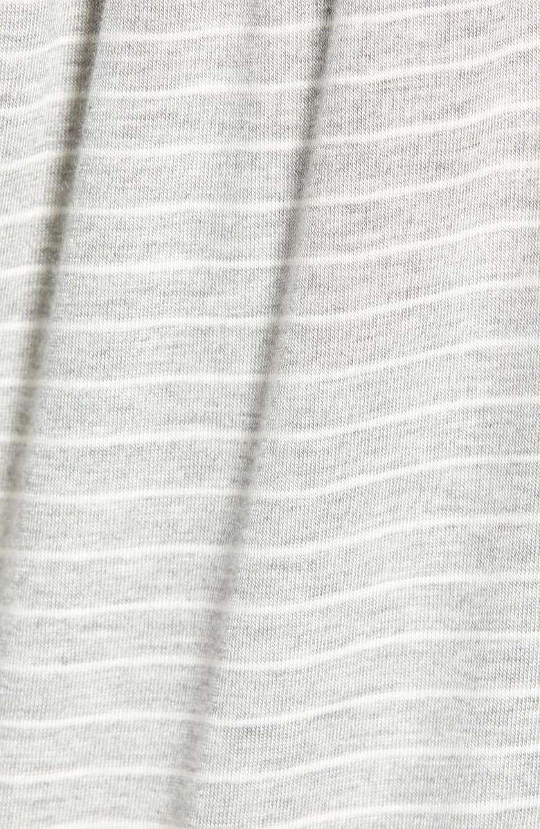 Loveappella Stripe Crochet Yoke Swing Tank Top, Alternate, color,