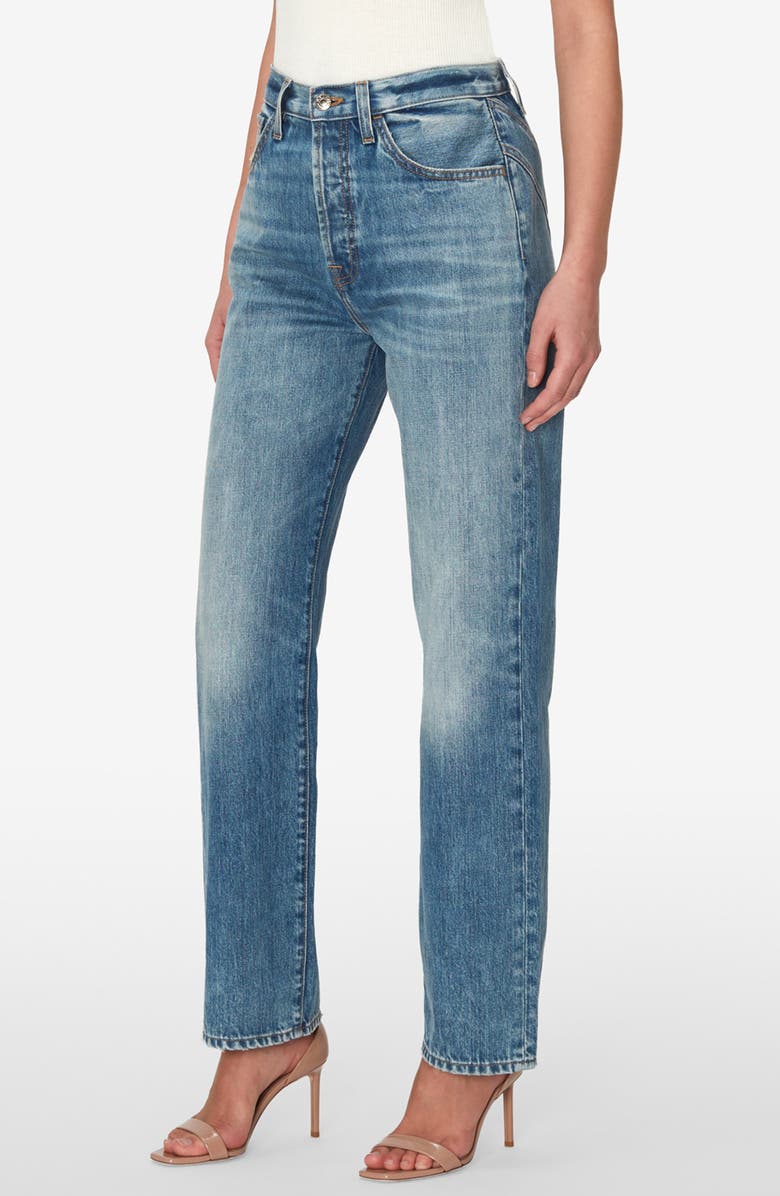 7 For All Mankind Star Panel Easy Straight Leg Jeans, Alternate, color, 