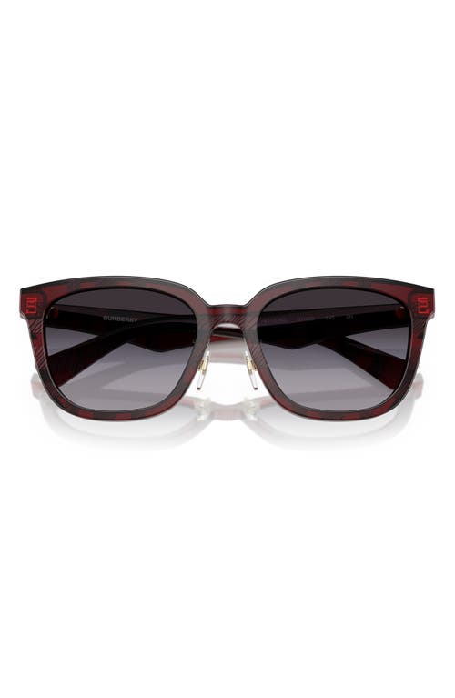 Burberry 57mm Square Sunglasses In Grey Flash