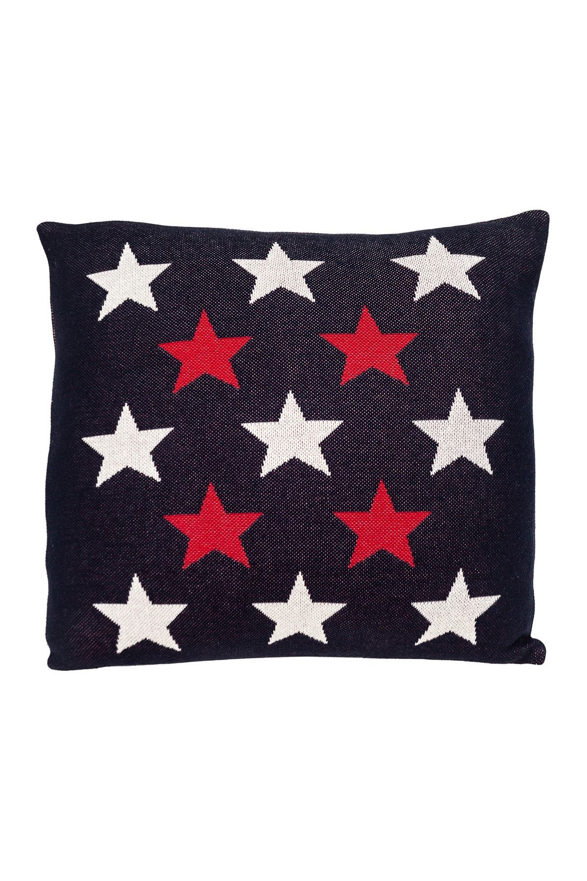 PARKLAND COLLECTION Stars Transitional Navy Blue Throw Pillow
