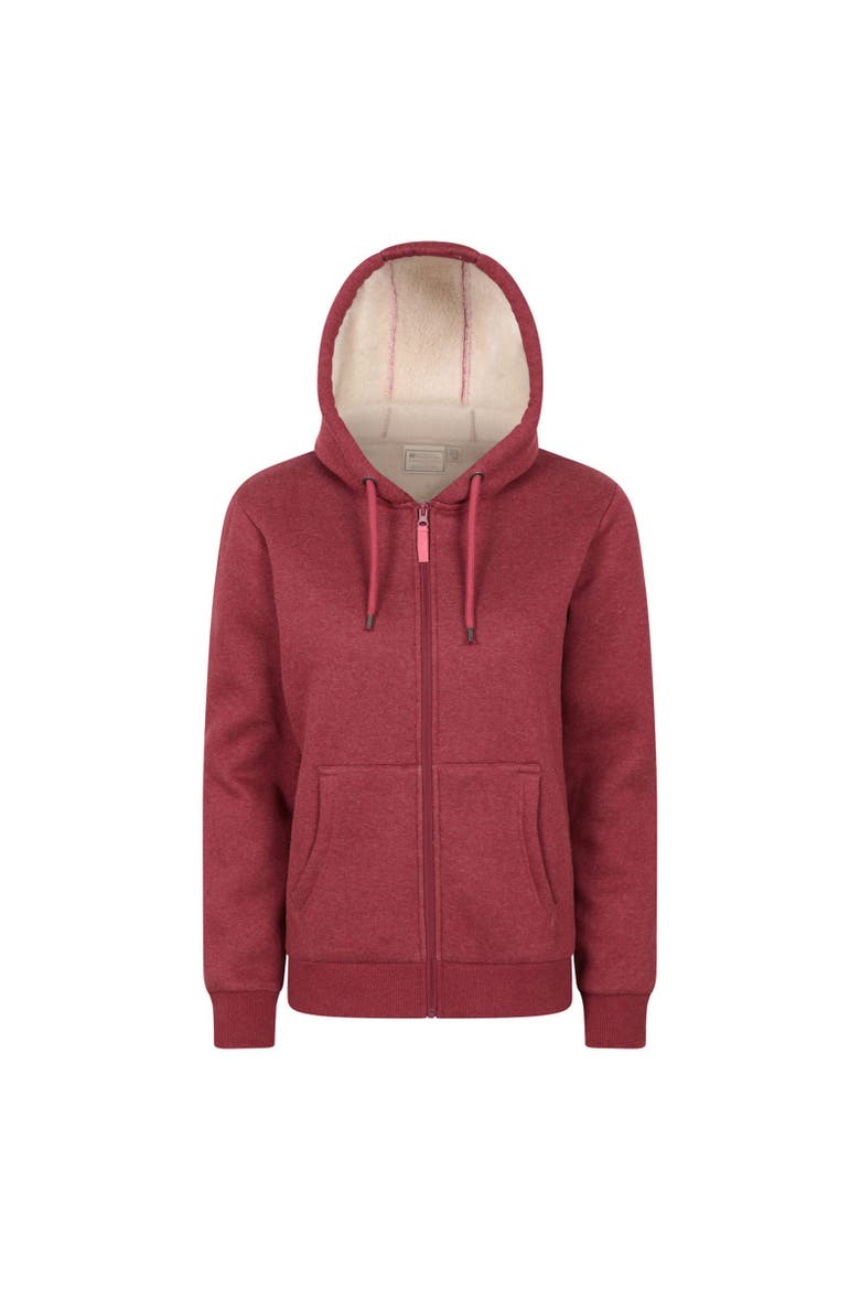Dalton Fleece Lined Full Zip Hoodie, Main, color, Rust