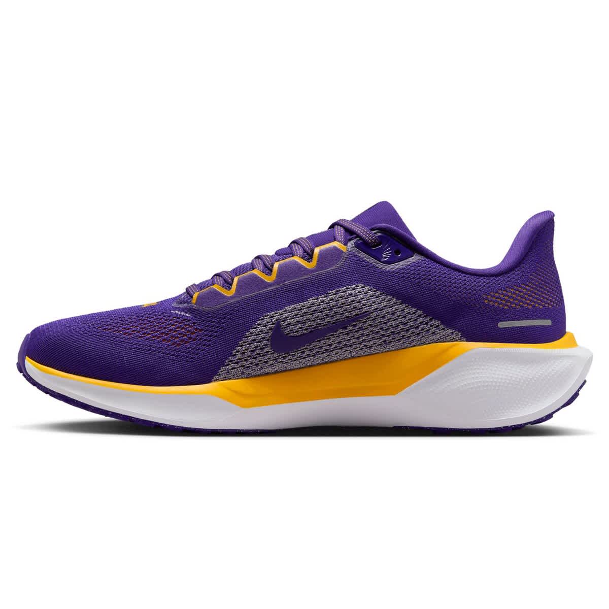 Nike Unisex Nike Purple LSU Tigers Zoom Pegasus 41 Running Shoes, Alternate, color, 