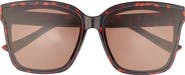 DIFF Madison 63mm Square Sunglasses