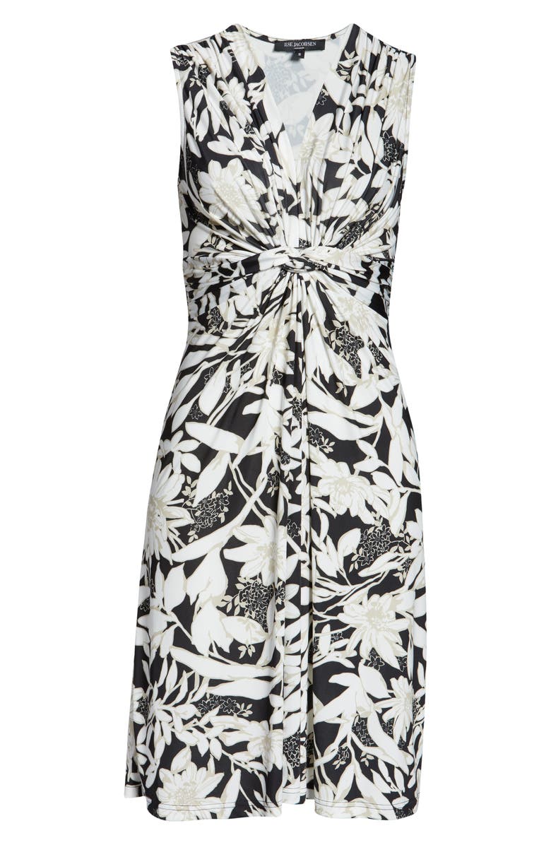 Ilse Jacobsen Floral Twist Front Knit Dress, Alternate, color,