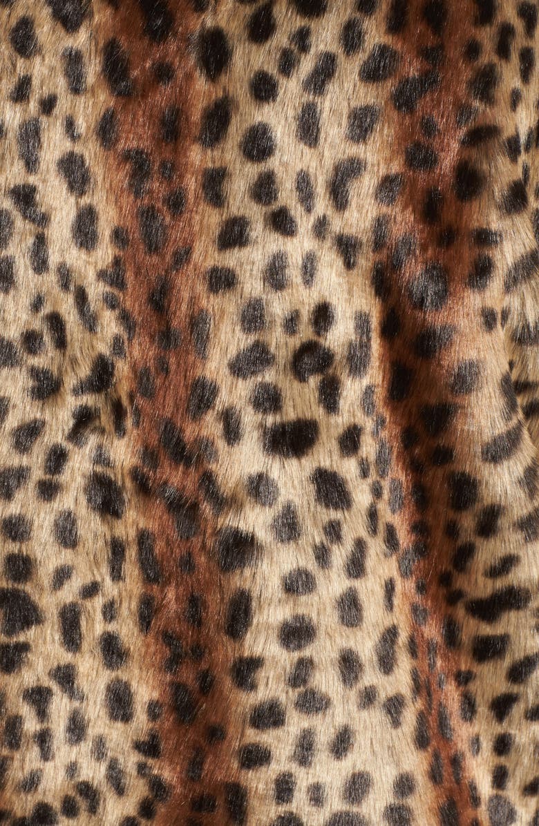 Heartloom Mika Leopard Faux Fur Jacket, Alternate, color, 