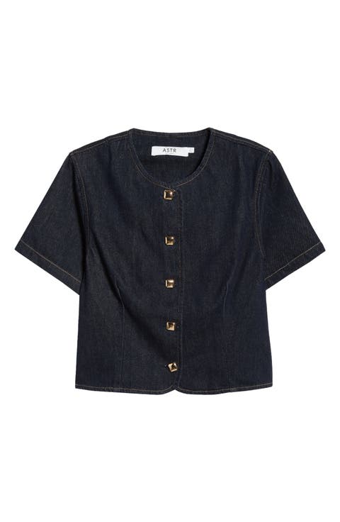 Lennon Short Sleeve Denim Jacket