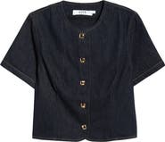 ASTR the Label Lennon Short Sleeve Denim Jacket