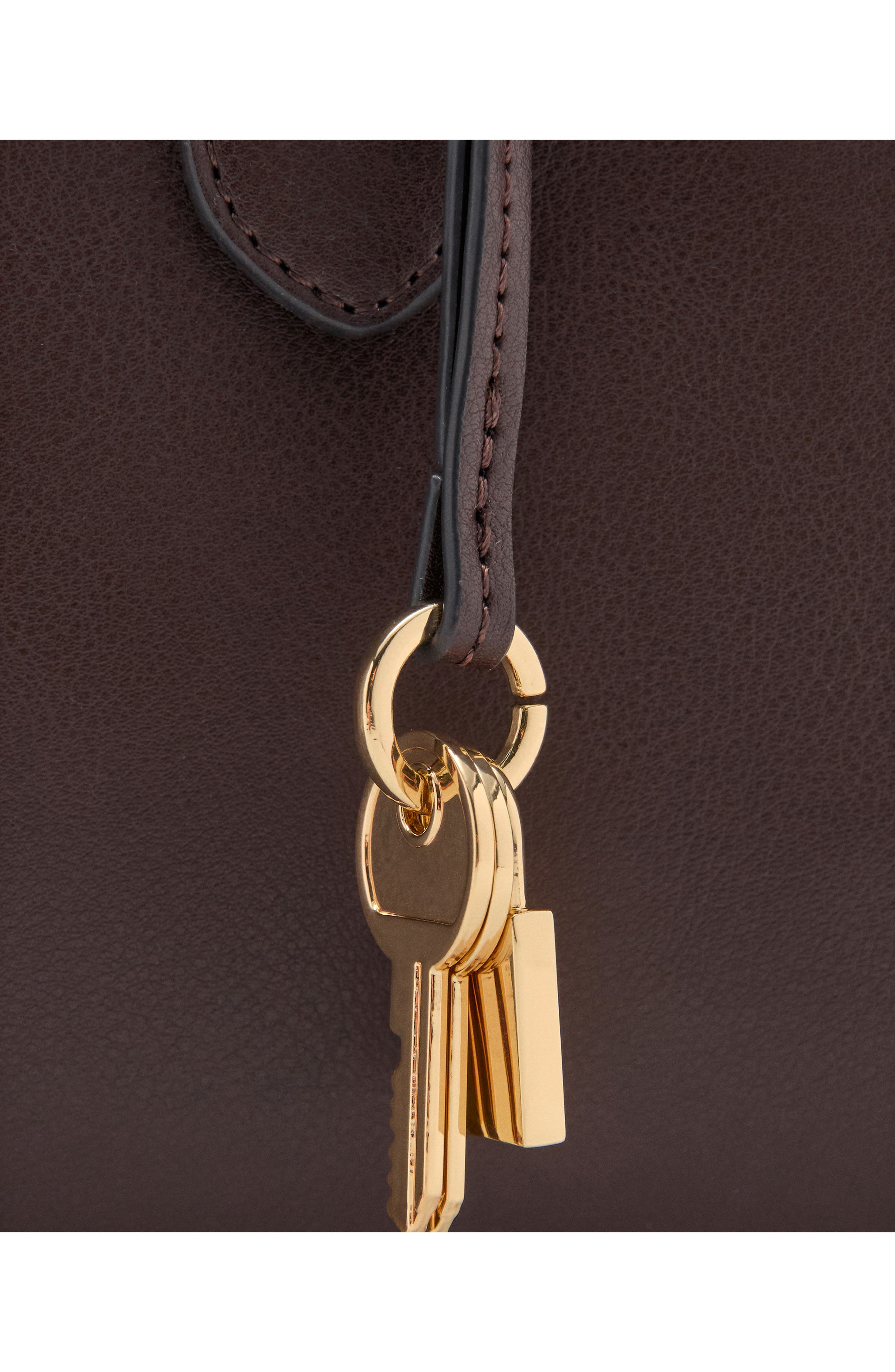 MANGO Faux Leather Bowling Bag, Alternate, color, 