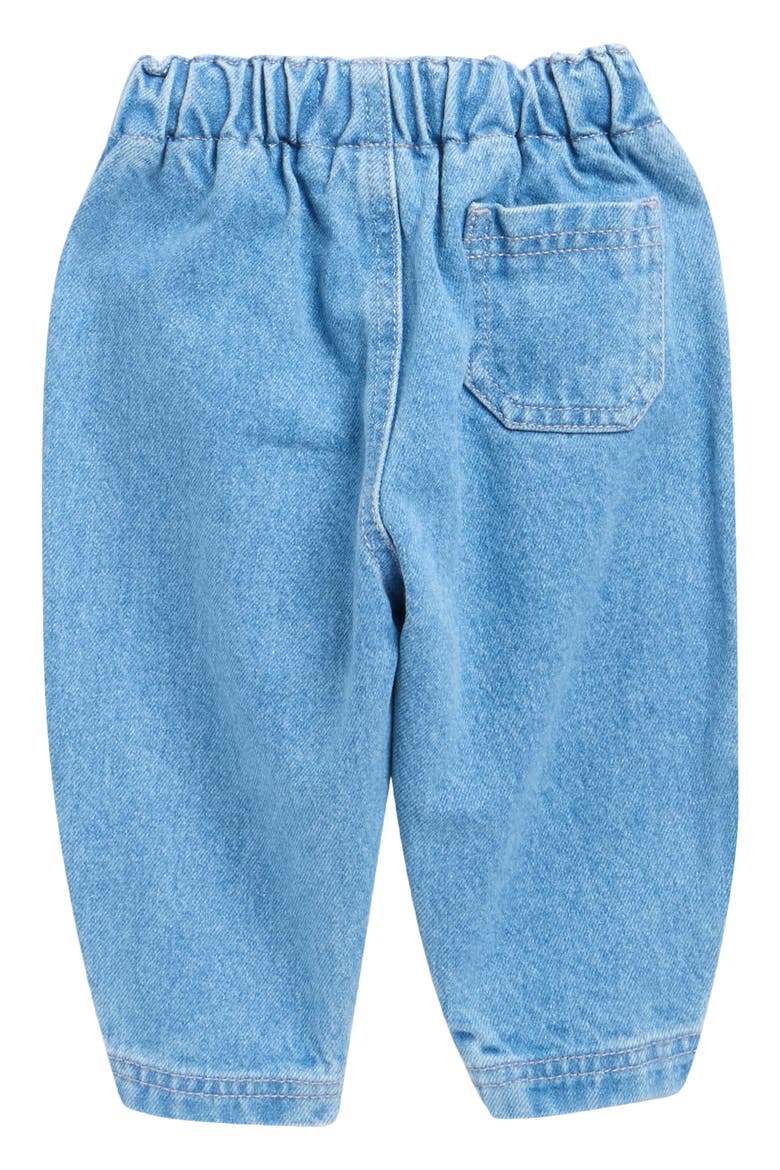 Embroidered Jeans, Alternate, color, BLUE