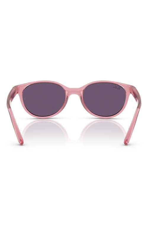 Ray Ban Ray-ban Kids' 45mm Oval Sunglasses In Transition Pink