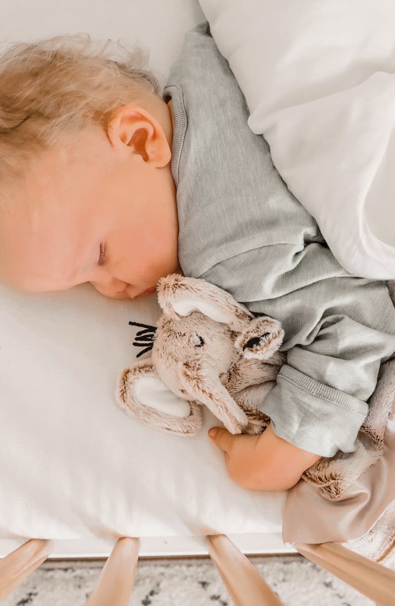 Lucy Darling Little Lovey & Soother Blanket, Alternate, color, Grey/ Grey