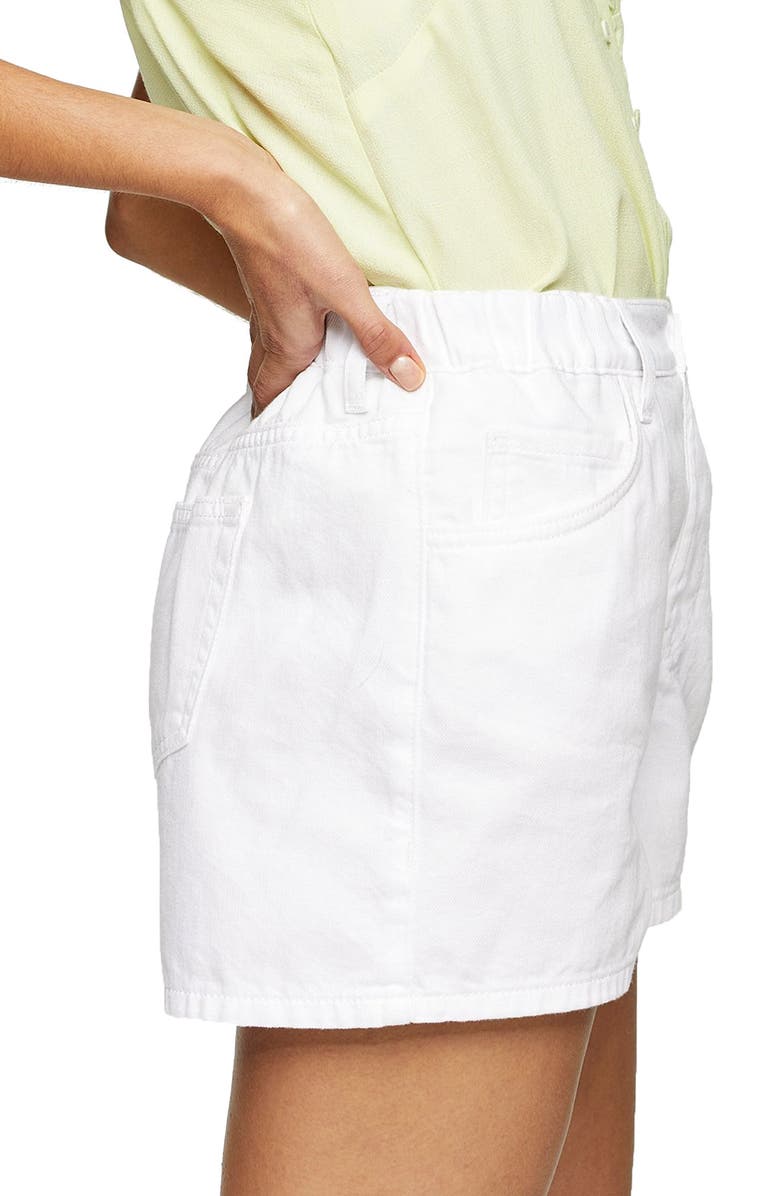 Topshop Sofia Beach Denim Shorts, Alternate, color,