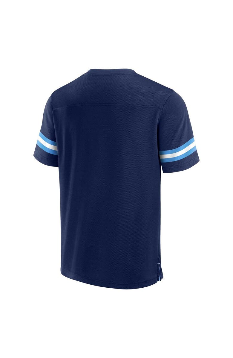 FANATICS Men's Fanatics Branded Navy Tennessee Titans Jersey Tackle V-Neck T-Shirt, Alternate, color, Navy