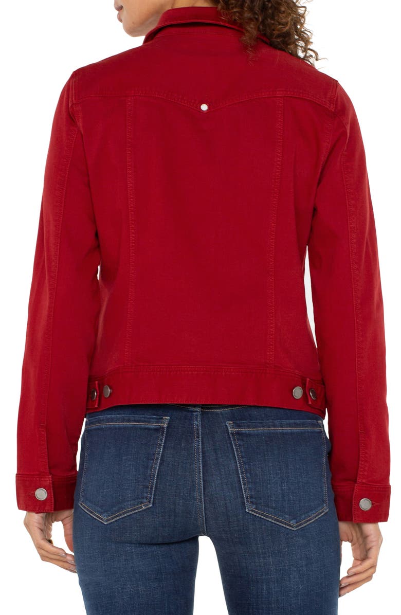 Liverpool Los Angeles Denim Trucker Jacket, Alternate, color, 