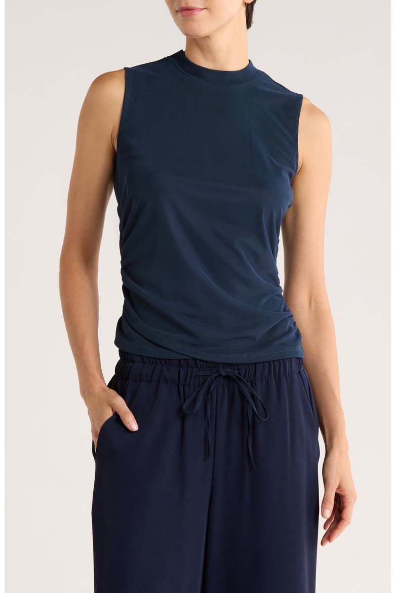 Sleeveless Mesh Top, Main, color, INKWELL