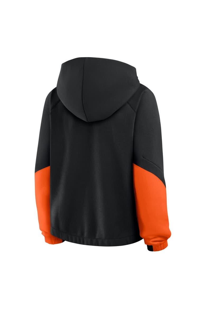 Women's Fanatics Black Baltimore Orioles Oversized Time to Win Pullover Hoodie, Alternate, color, Black