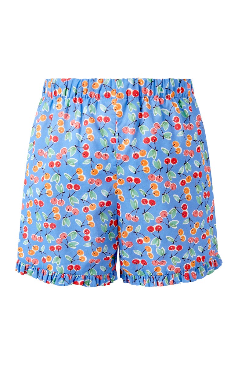 Rachel Riley Cherry Ruffle Two Piece Set, Alternate, color, Blue