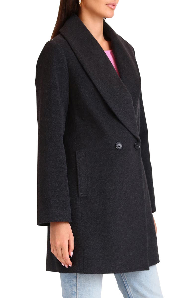 Avec Les Filles Shawl Collar Coat, Alternate, color, 