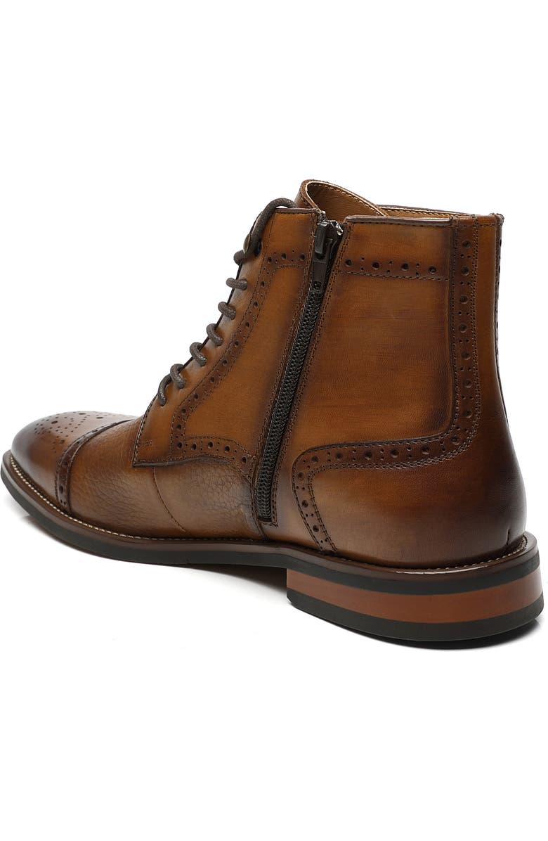 La Milano Jaxon II Cap Toe Boot, Alternate, color, Cognac