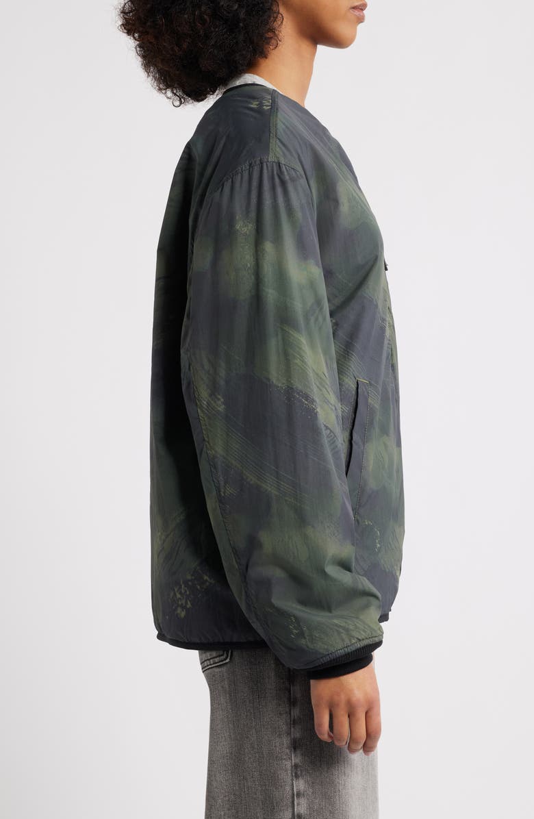 Alpha Industries Revers M-65 Quilted Liner Jacket, Alternate, color, Black