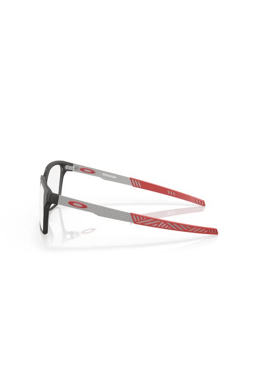 Oakley 53mm Rectangle Optical Glasses In Gray