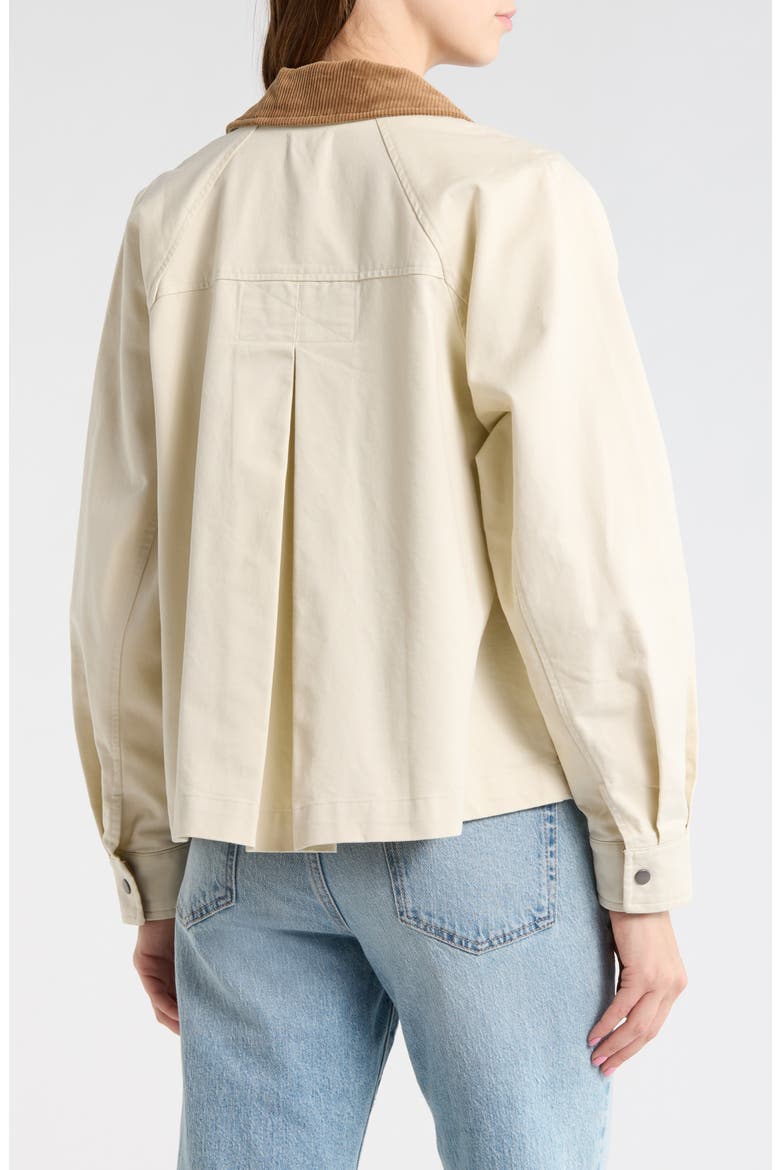 Twill Barn Jacket, Alternate, color, IVORY DOVE
