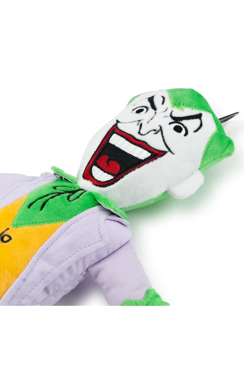 DC Comics The Joker 13 Inch Plush Squeaker Dog Chew Toy, Alternate, color, Multi-Color