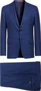 ISAIA Sanita Windowpane Check Wool Suit