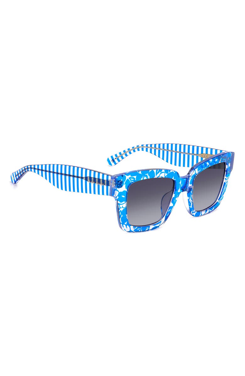 Kate Spade Brynne Sunglasses, Alternate, color, Blue Pattern Blue