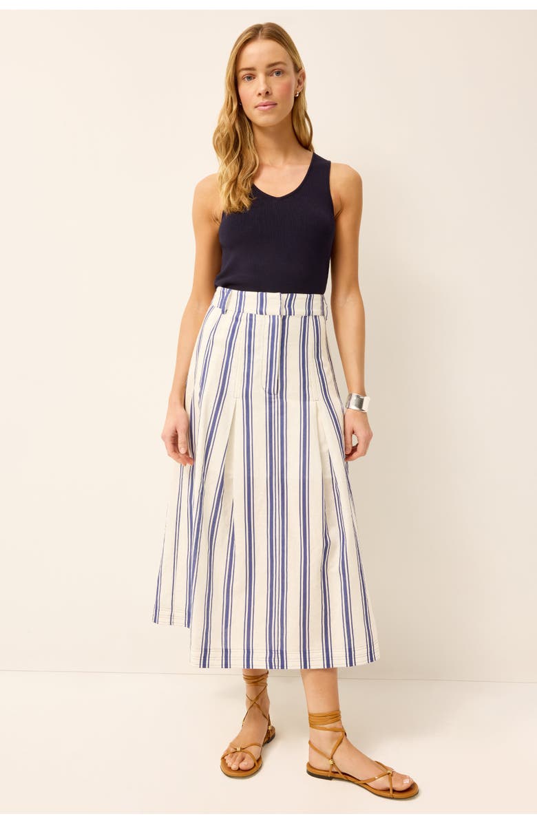 Marie Oliver Faith Skirt, Alternate, color, Sailor Stripe