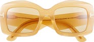 TOM FORD 83mm Square Sunglasses