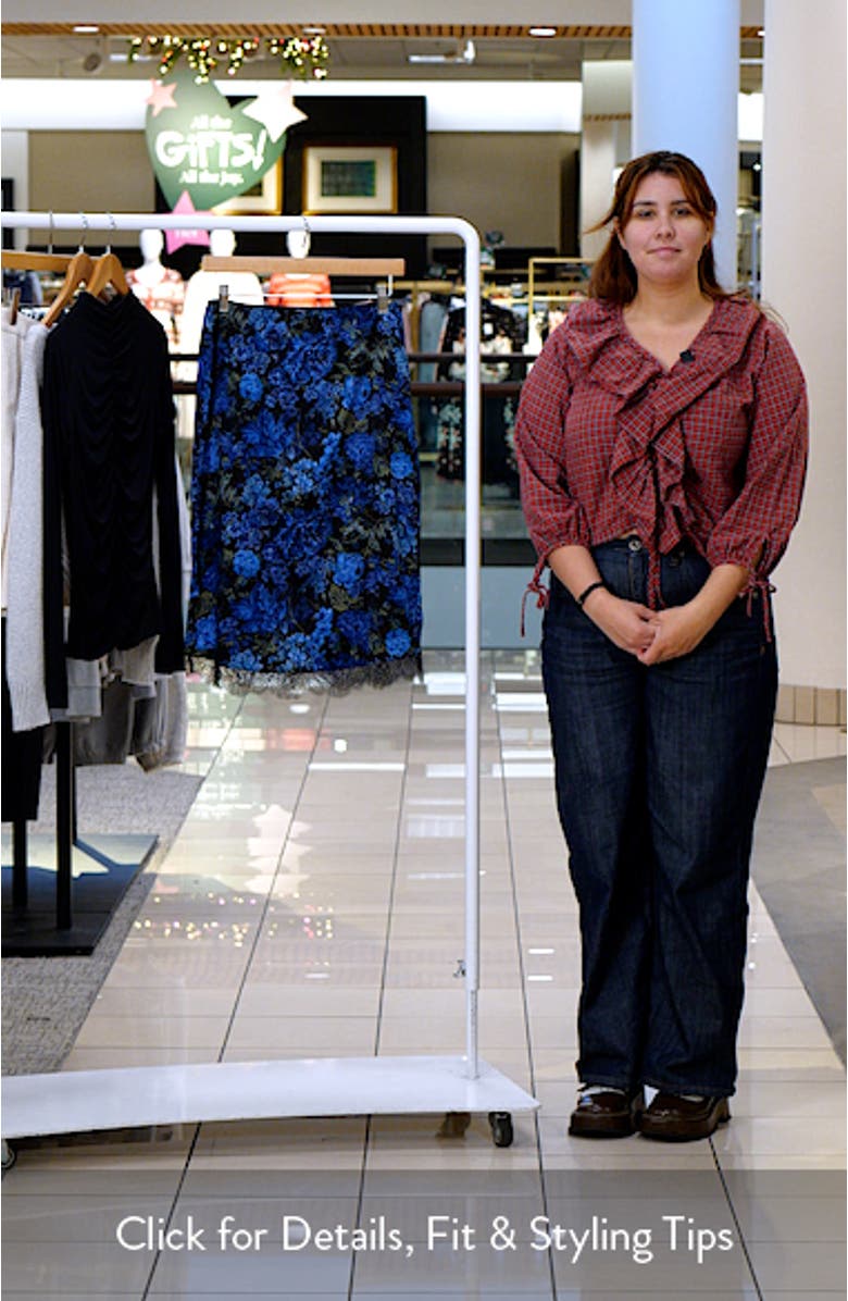 Floral Rush Slip Skirt, sales video thumbnail