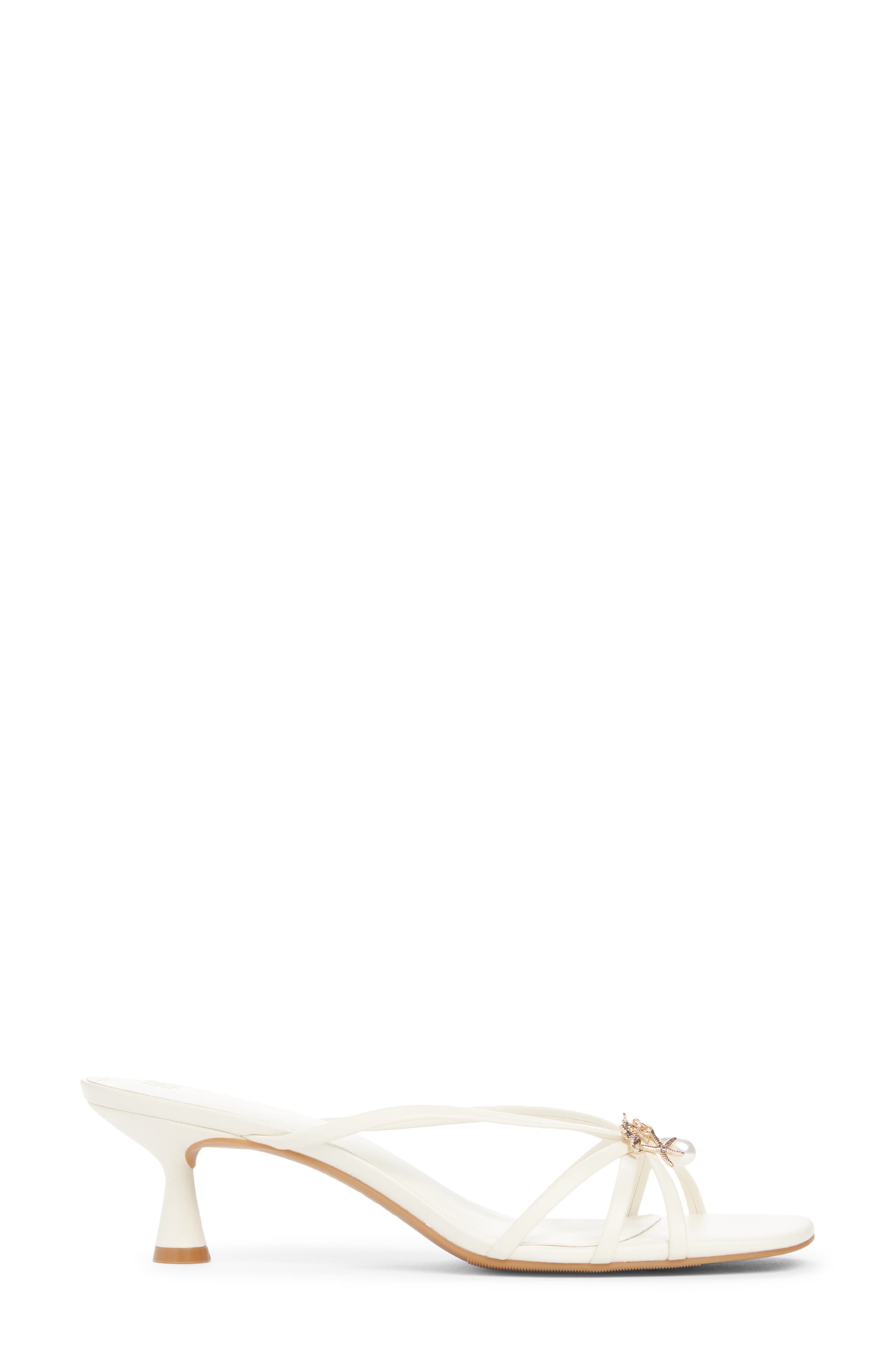 BP. Bliss Kitten Heel Slide Sandal, Alternate, color, White Blanc