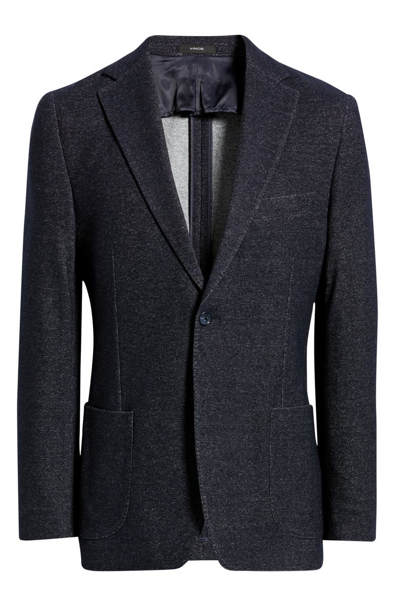 Vince Icon Relaxed Fit Wool Blend Sport Coat, Alternate, color, Dark Blue