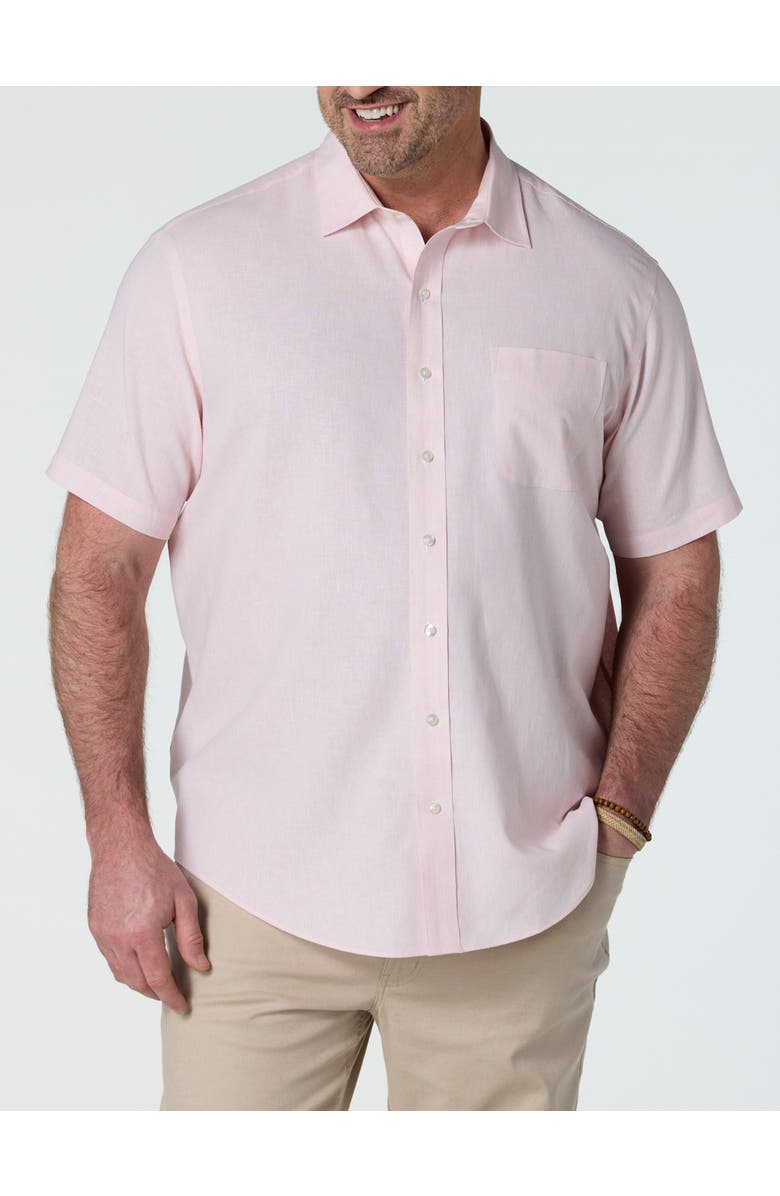 Oak Hill by DXL Big & Tall Linen-Blend Sport Shirt V2, Main, color,