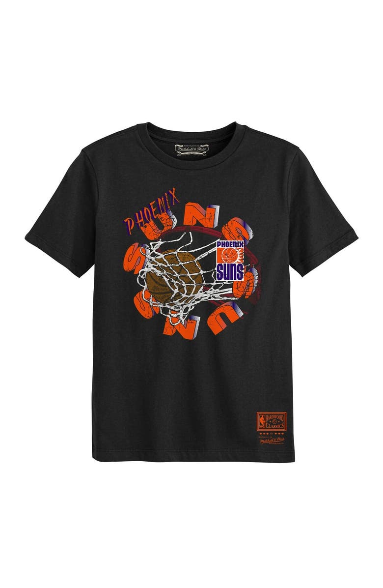 Mitchell & Ness Preschool Mitchell & Ness Black Phoenix Suns In The Net T-Shirt, Main, color, Black