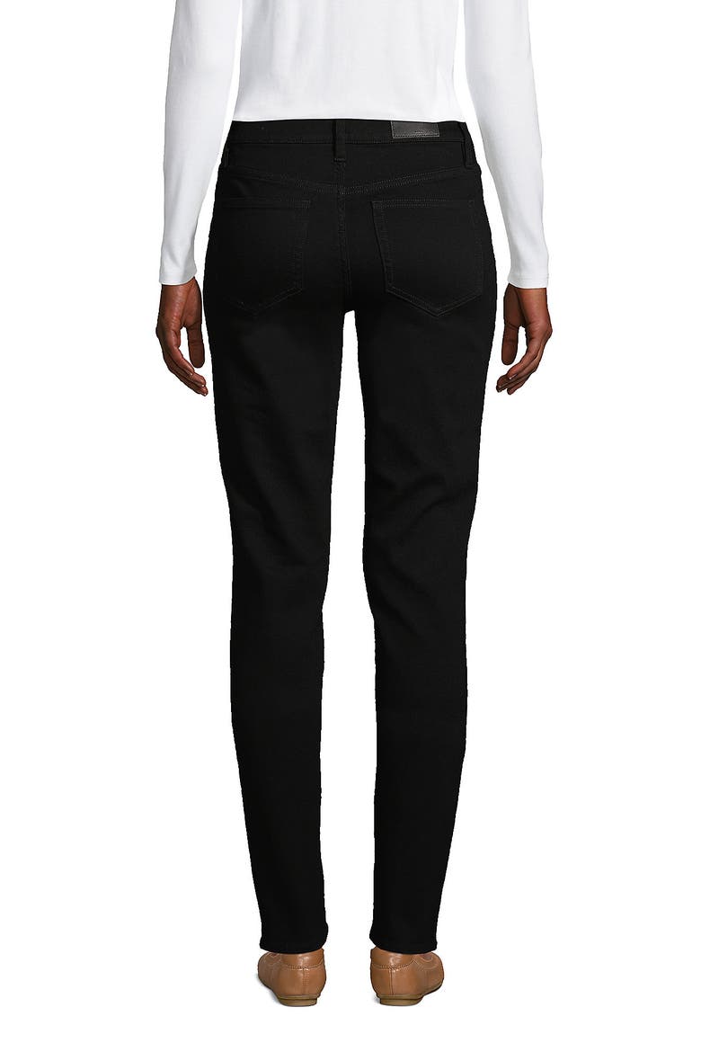 Recover Mid Rise Straight Leg Blue Jeans, Alternate, color, Black