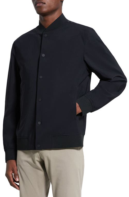 Theory Murphy Precision Bomber Jacket In Black