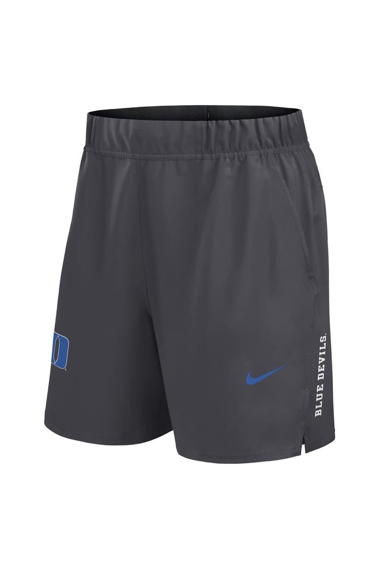 Men's Nike Gray Duke Blue Devils Primetime Woven Victory Performance Shorts, Alternate, color, Gray