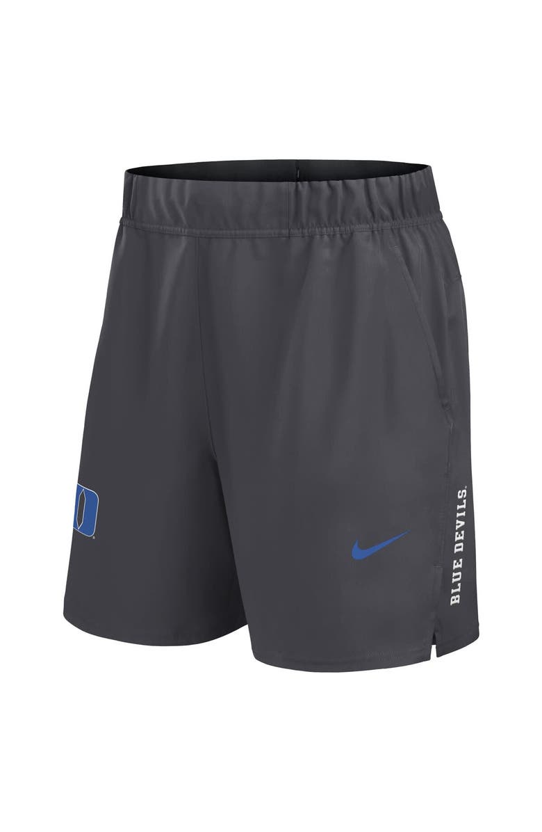 Nike Men's Nike Gray Duke Blue Devils Primetime Woven Victory Performance Shorts, Alternate, color, Gray