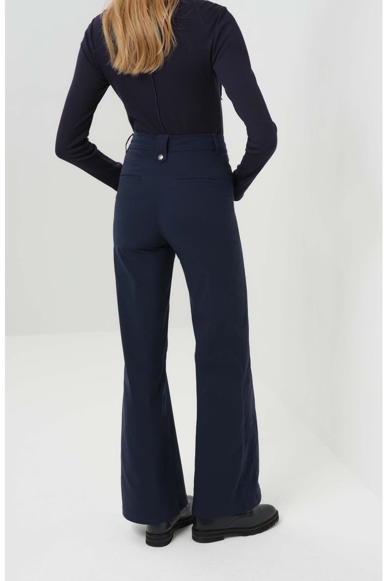 Harley Midweight Travel Wide Leg Pant, Alternate, color, Navy