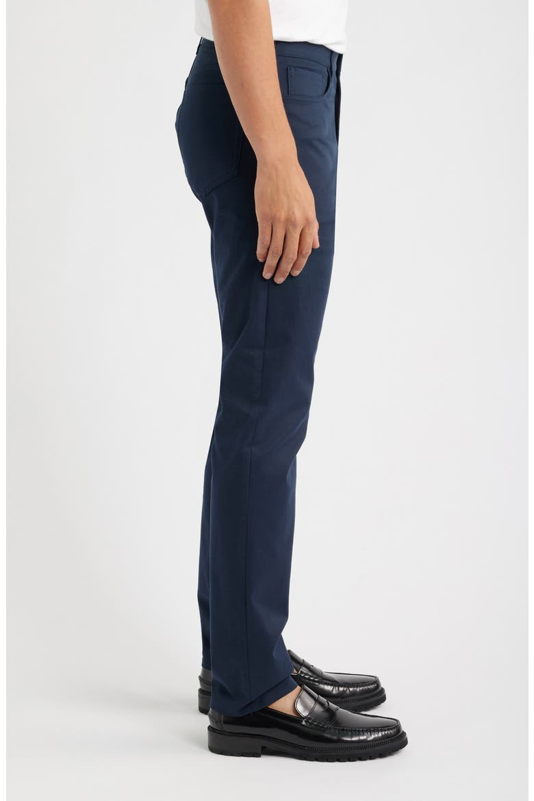 Raffi Soft Stretch Cotton & Lyocell Slim Leg Pants, Alternate, color, BALTIC