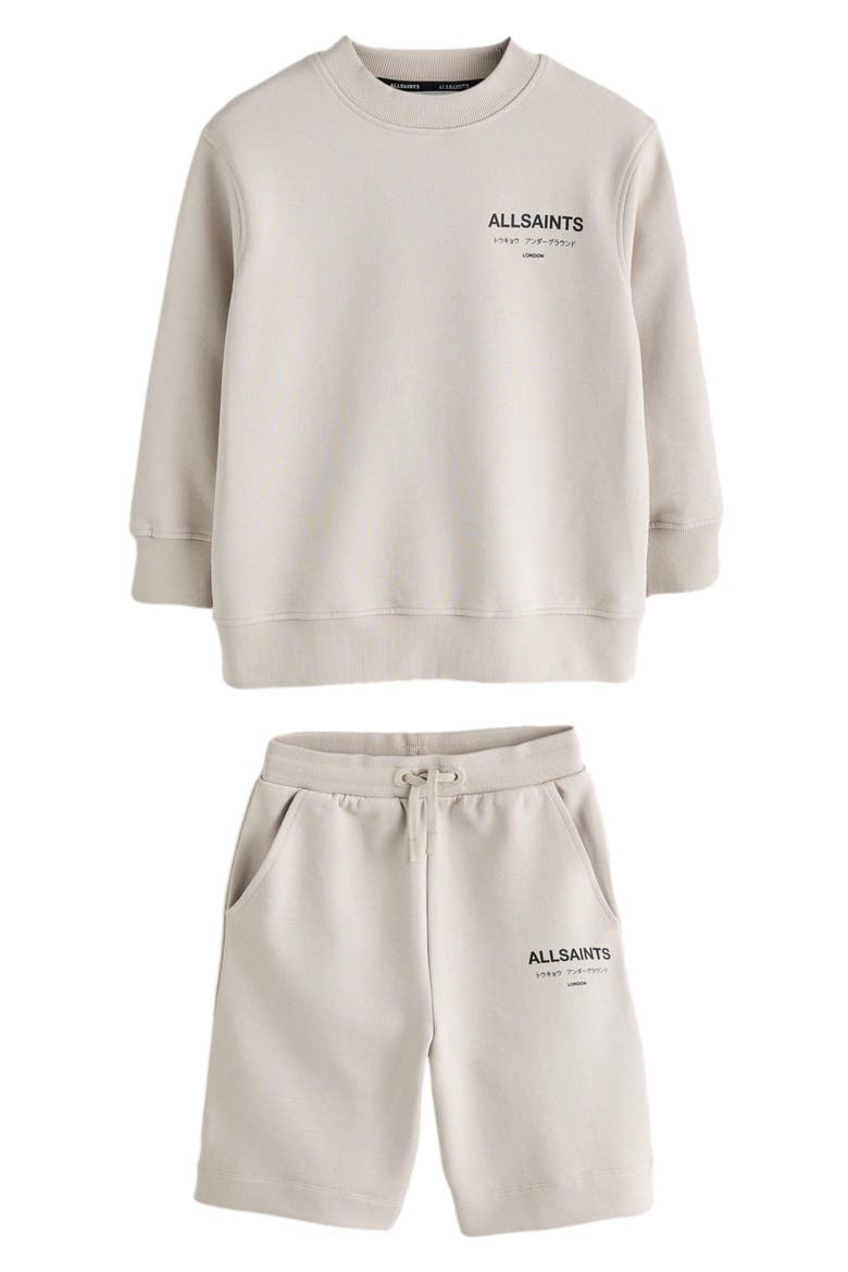 Kids' Underground 2-Piece Sweat Set, Main, color, NEUTRAL